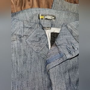 Womens Lee dress pants. More denim look and color